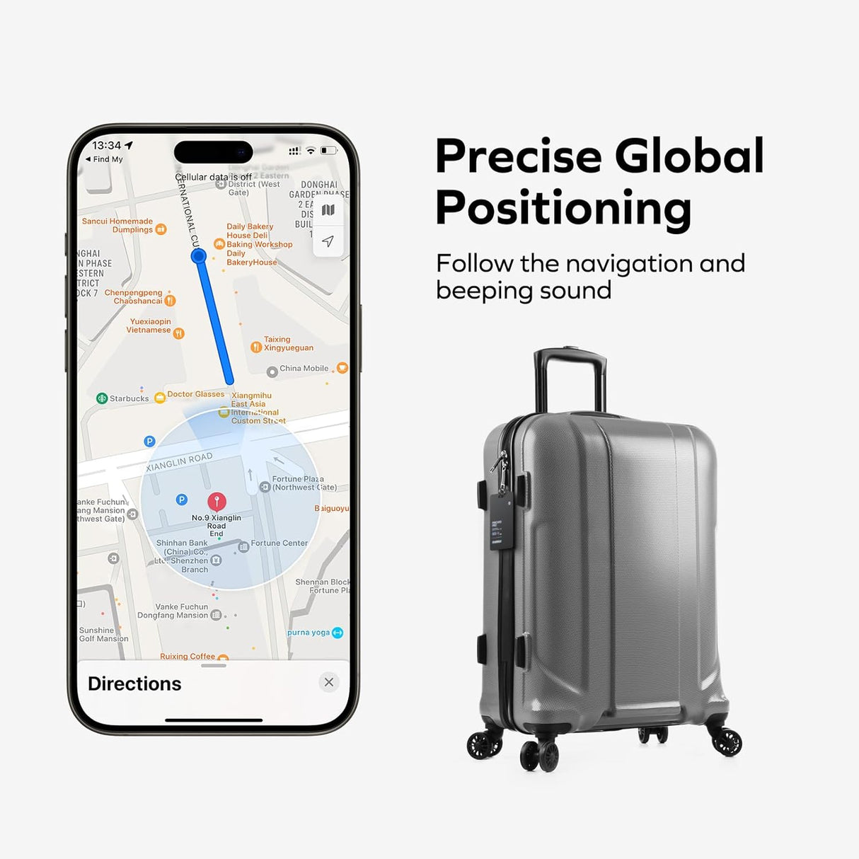 PinCard Pro Rechargeable Find My Locator by Momax