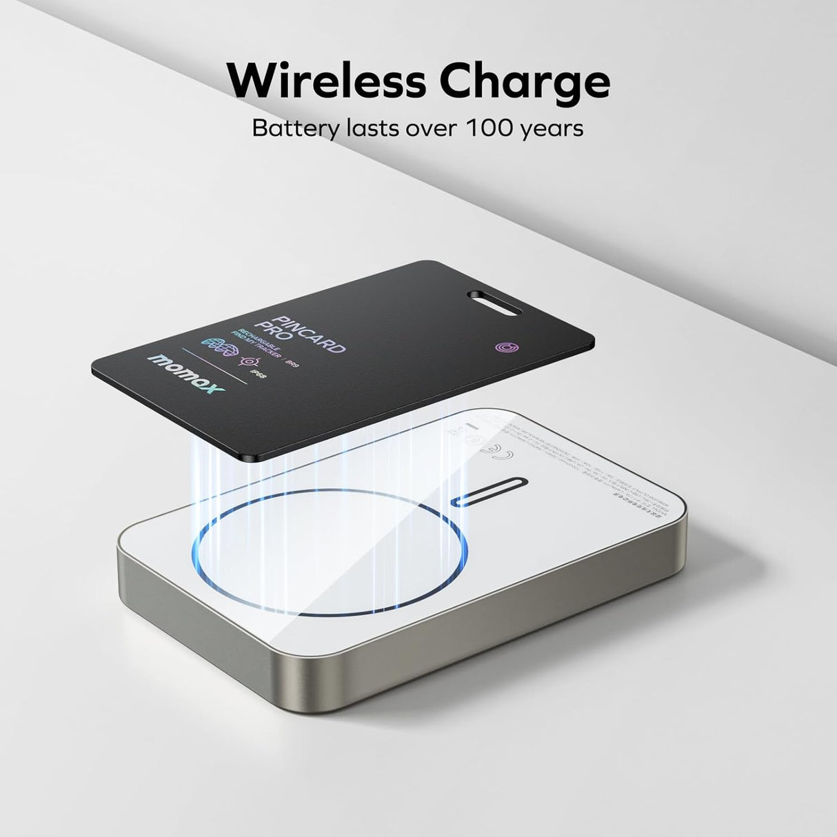 PinCard Pro Rechargeable Find My Locator by Momax