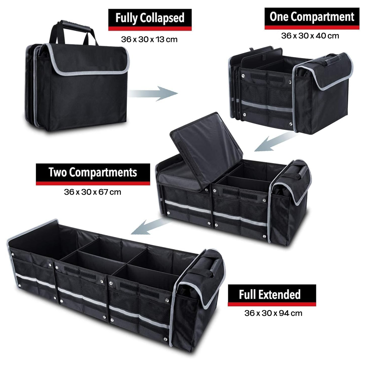Multi-Functional car Trunk Organizer