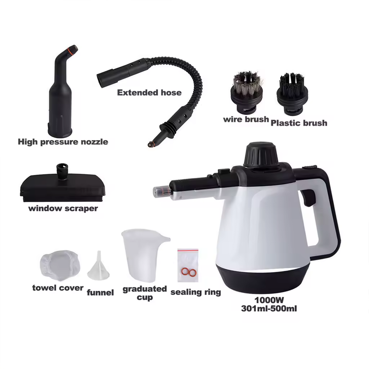 Multi-Surface Handheld Steam Cleaner 1200W