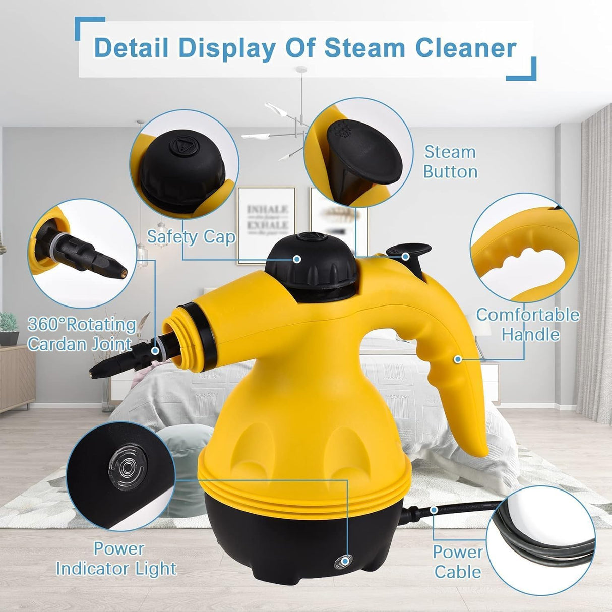 Multifunctional Handheld Steam Cleaner