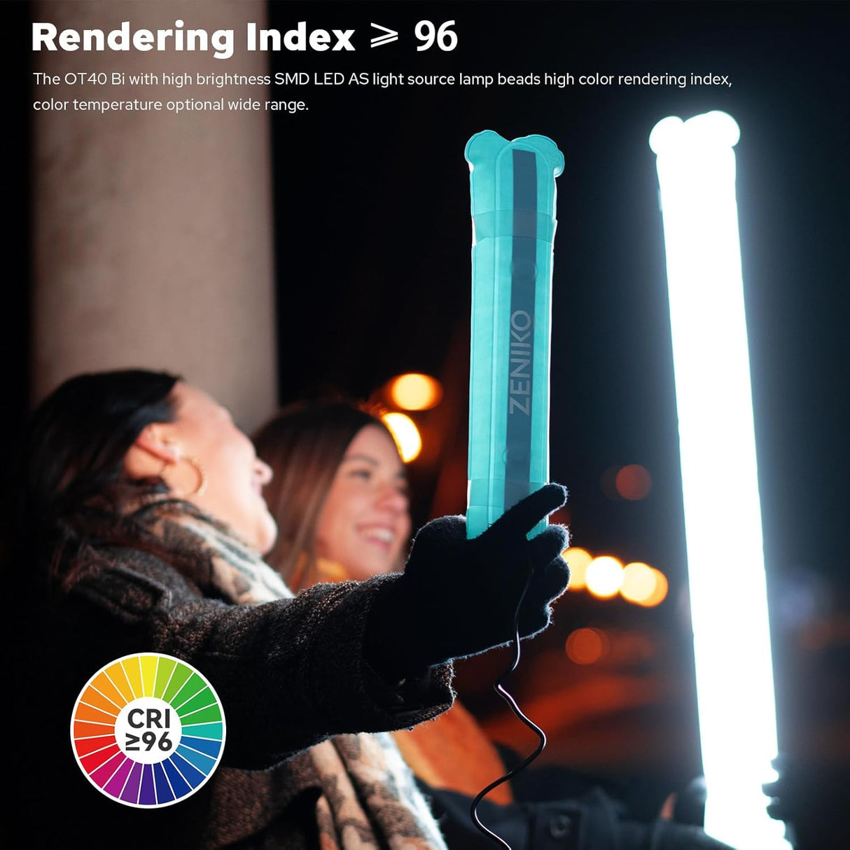 Multiuse Inflatable RGB Tube Light By ZENIKO | LED Video Light | Tradeo Shopping