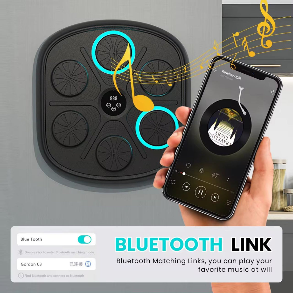 Smart Electronic Music Boxing Machine with Gloves