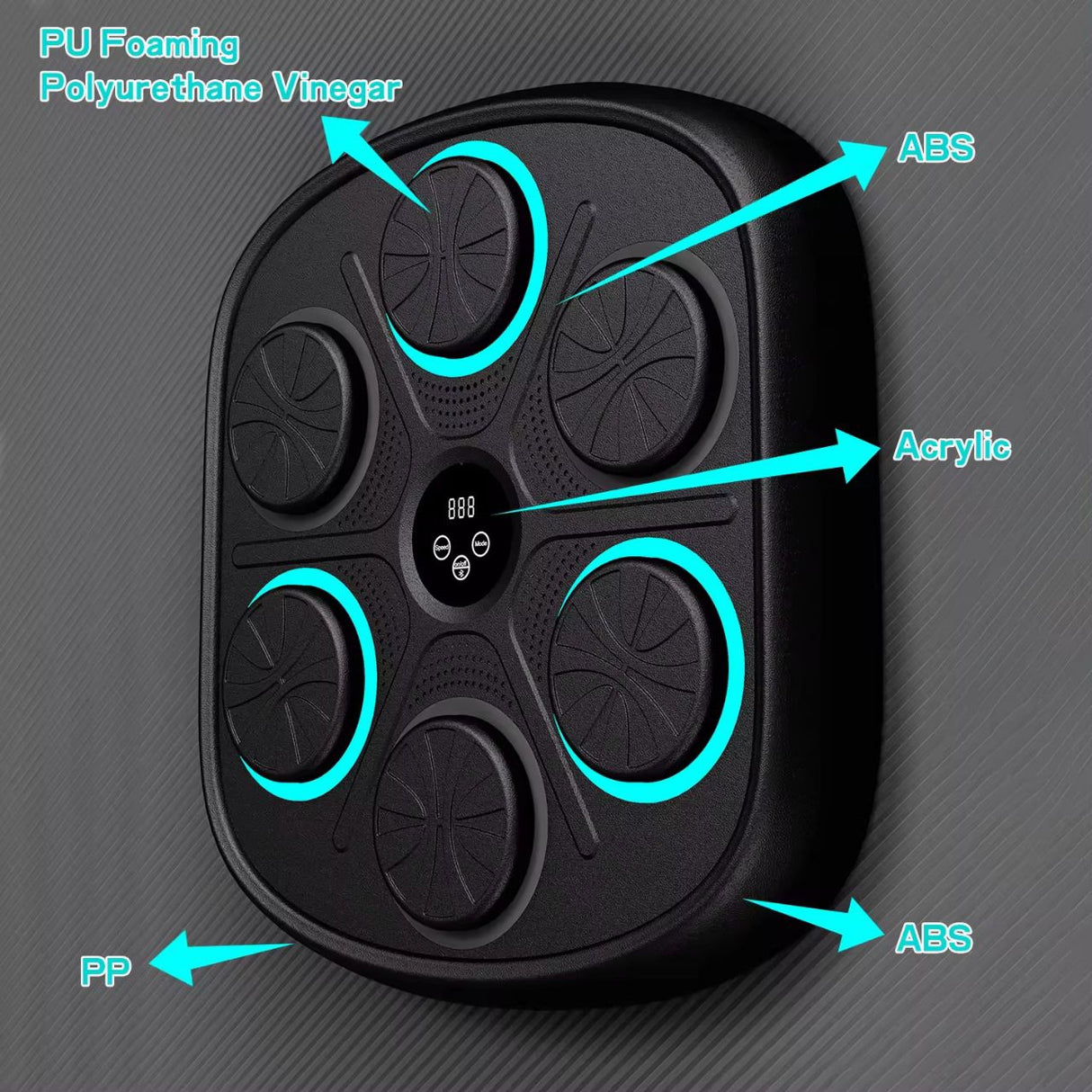 Smart Electronic Music Boxing Machine with Gloves