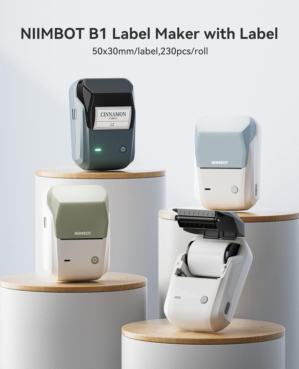 Niimbot B1 Portable Thermal Label Printer 2 inch | Label Printer | Tradeo Shopping