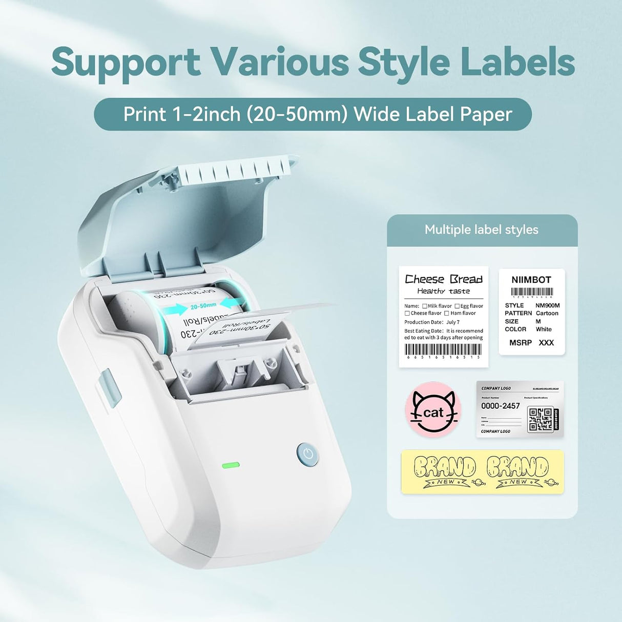 Niimbot B1 Portable Thermal Label Printer 2 inch | Label Printer | Tradeo Shopping