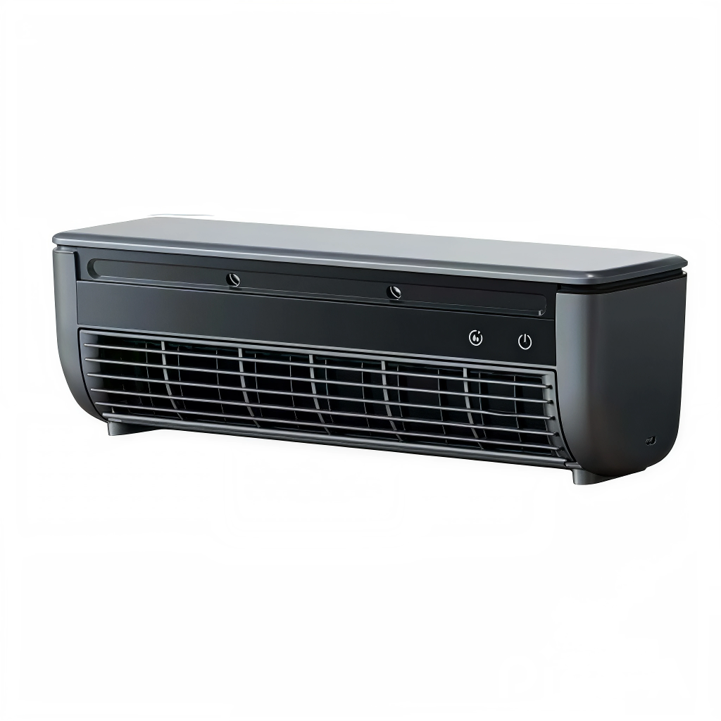 Portable Rechargeable Wall Mounted Mist Air Fan No Drilling