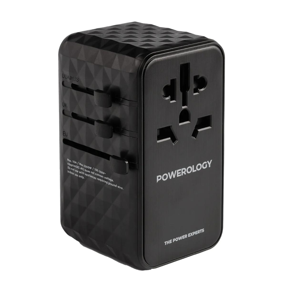Powerology 100W 4-Port GaN Travel Charger