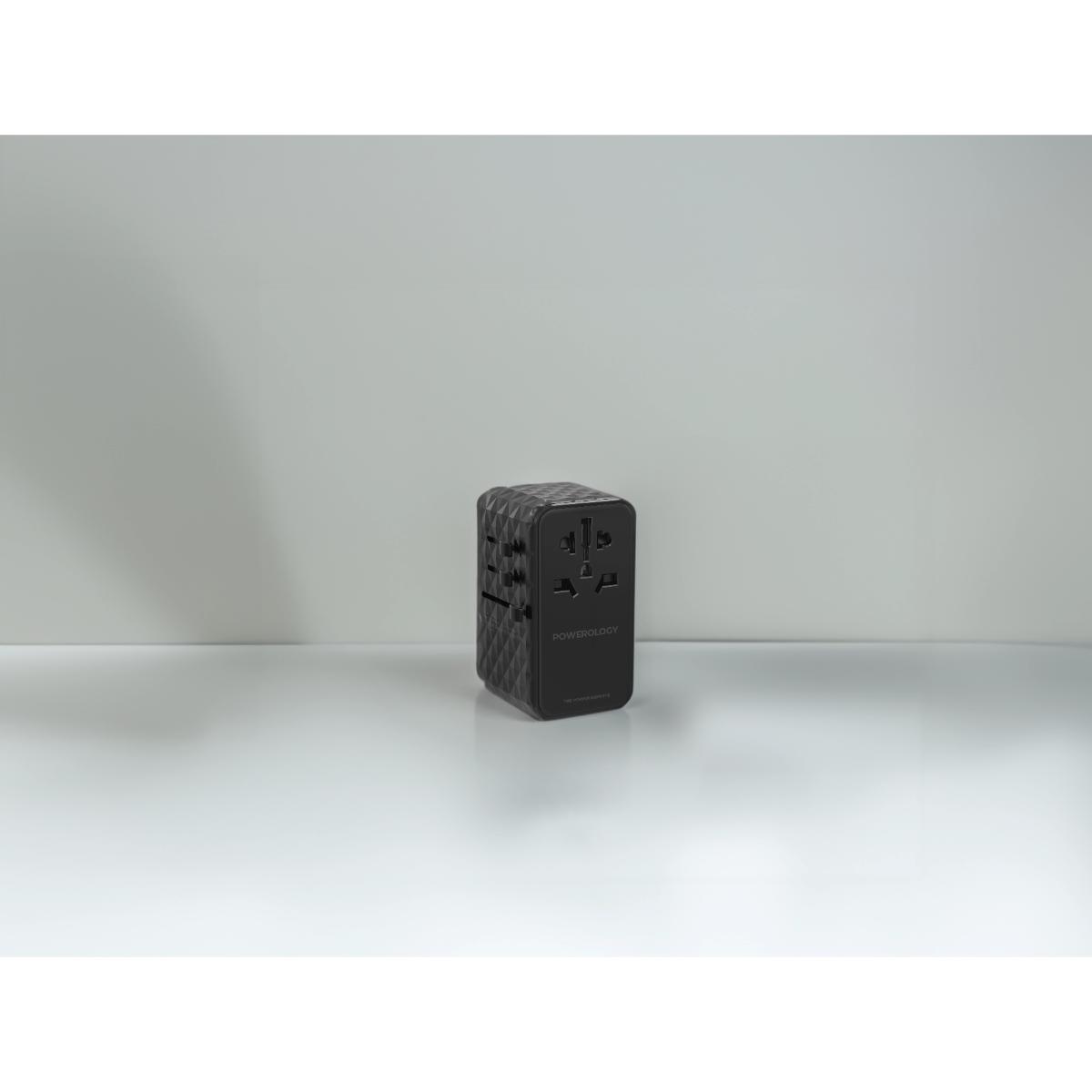 Powerology 100W 4-Port GaN Travel Charger