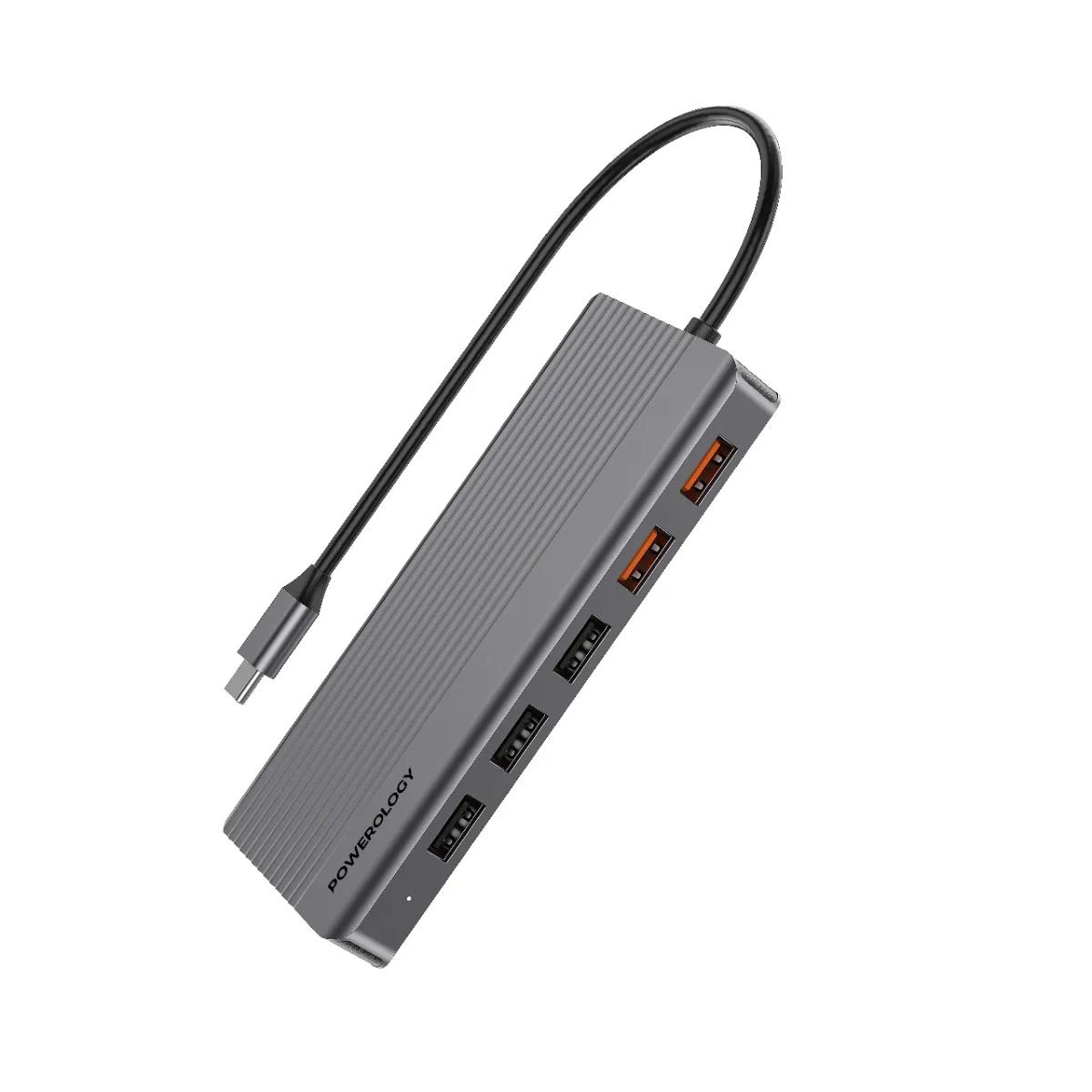 Powerology 12-in-1 USB-C Docking Station