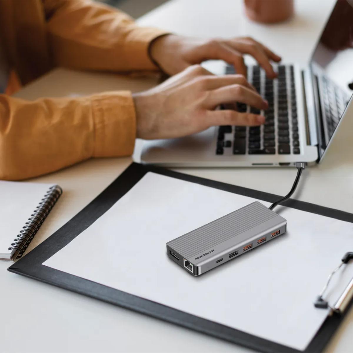 Powerology 13-in-1 USB-C Multiport Docking Station