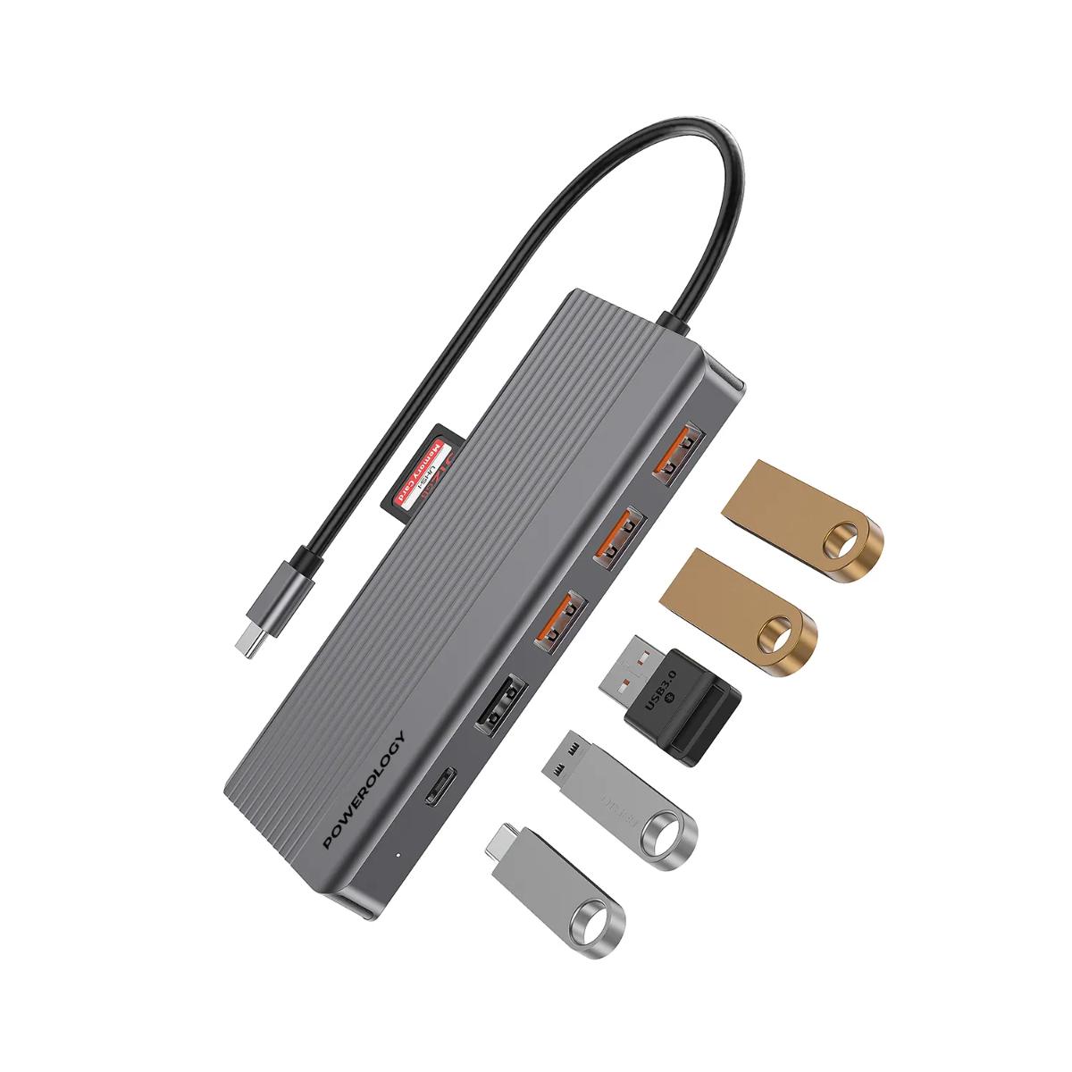 Powerology 13-in-1 USB-C Multiport Docking Station