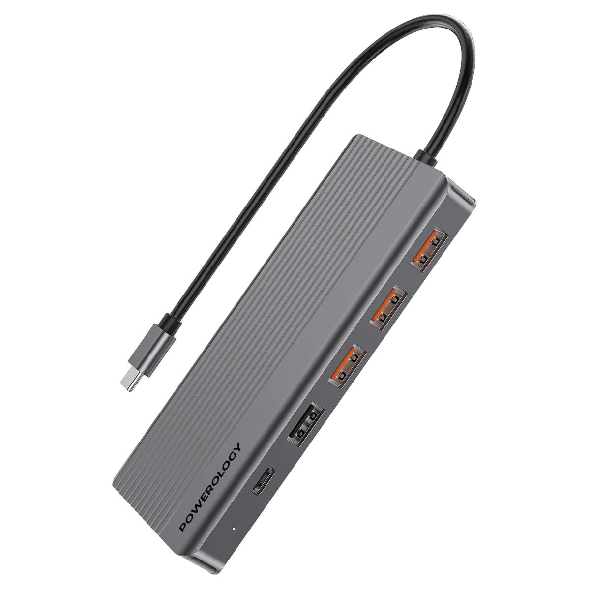 Powerology 13-in-1 USB-C Multiport Docking Station