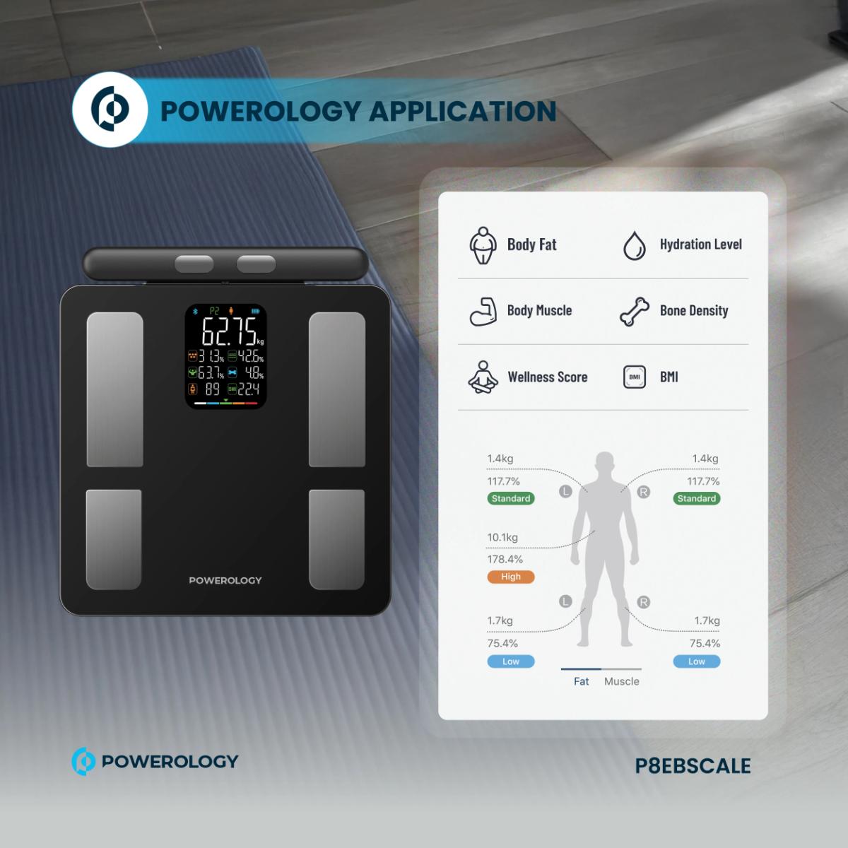 Powerology Advanced Precision Smart Scale