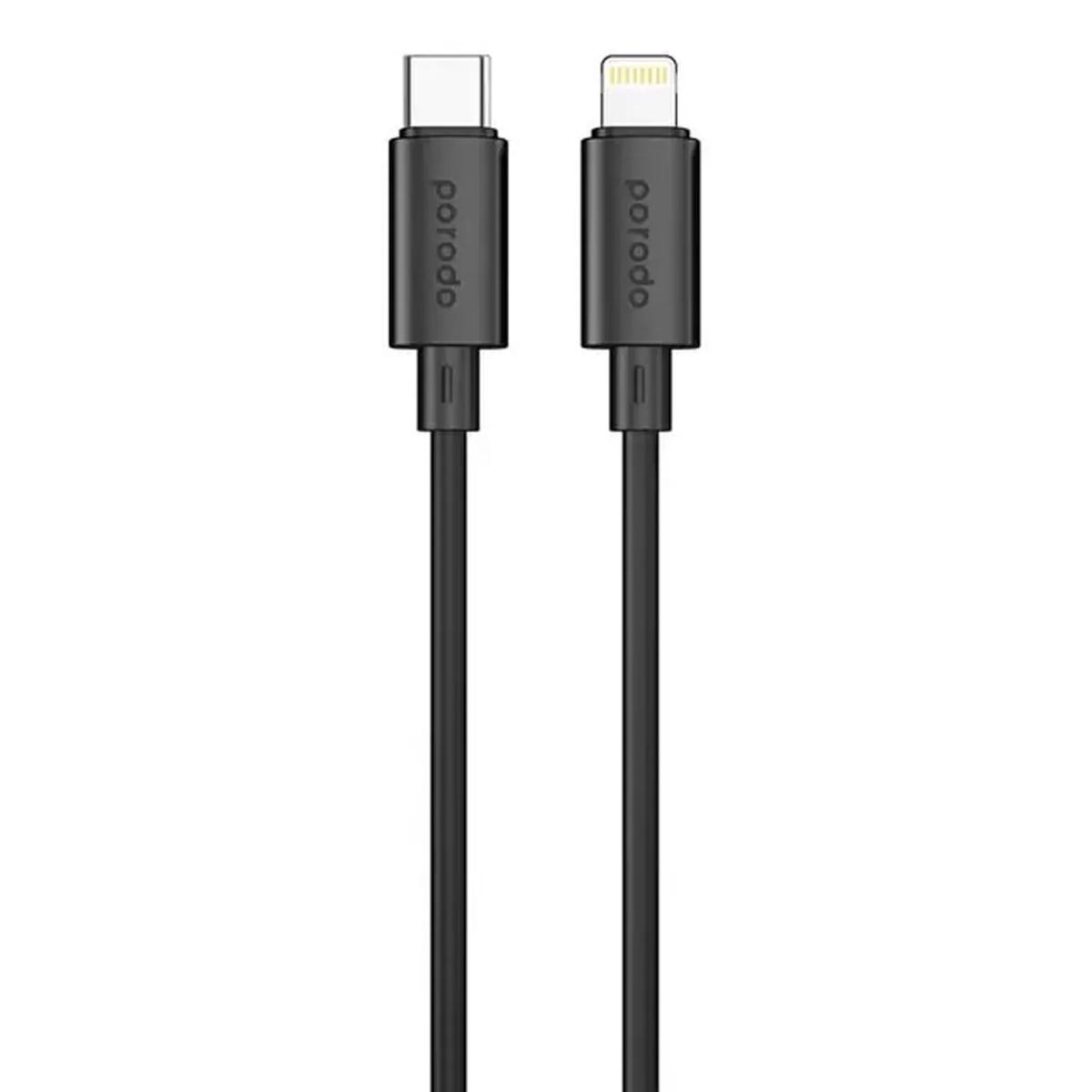 Porodo Blue 27W USB-C to Lightning Cable – 1.2m