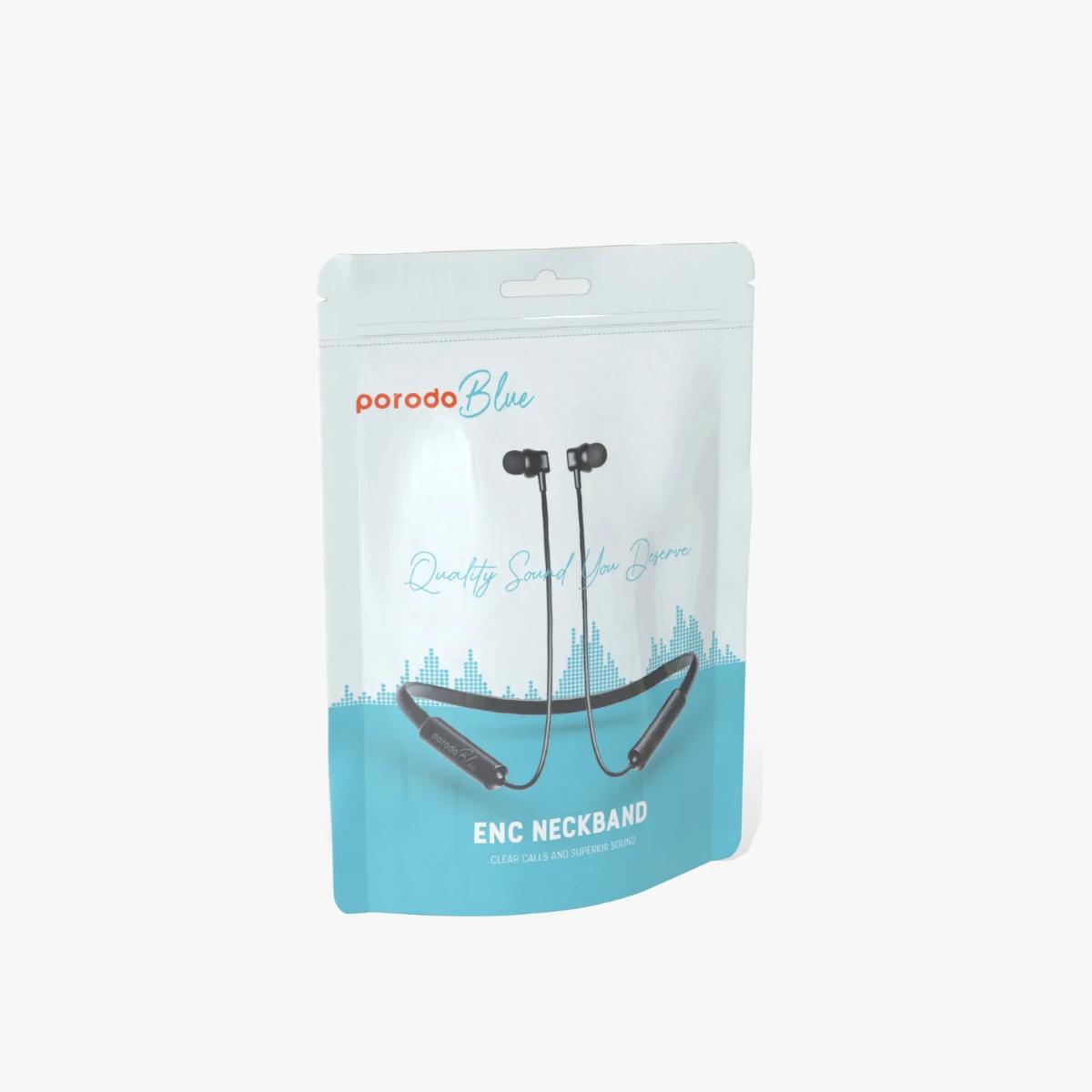 Porodo Blue ENC Neckband In-Ear Earphones