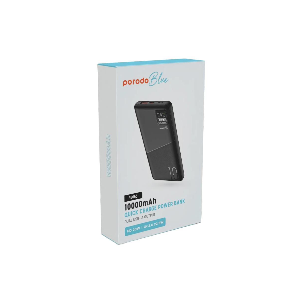 Porodo Blue  Fast Charging Power Bank