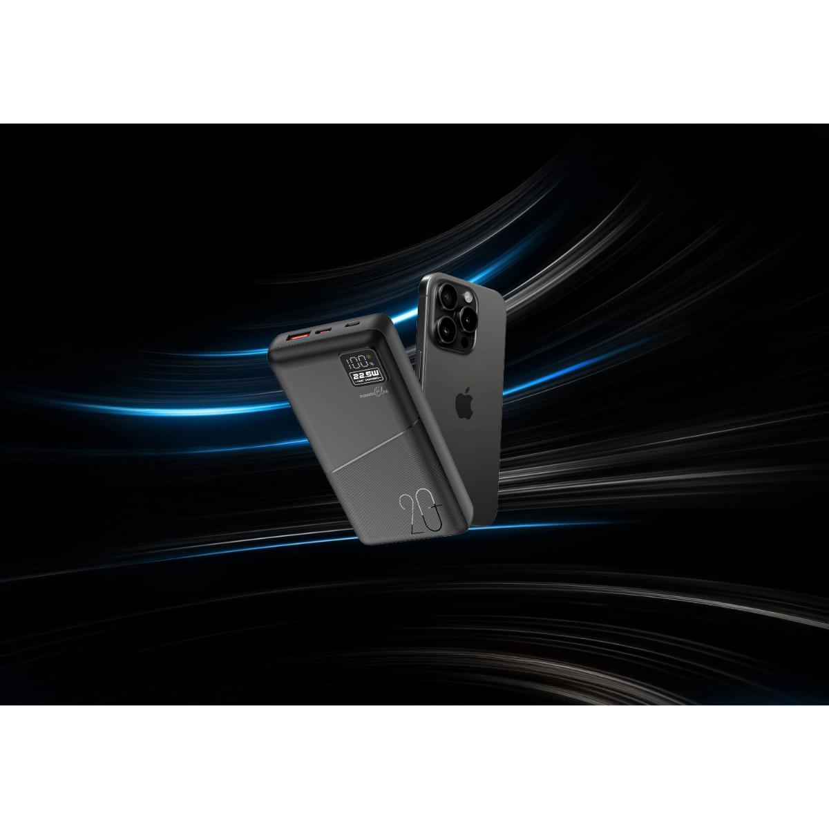 Porodo Blue 20000mAh Fast Charging Portable Charger