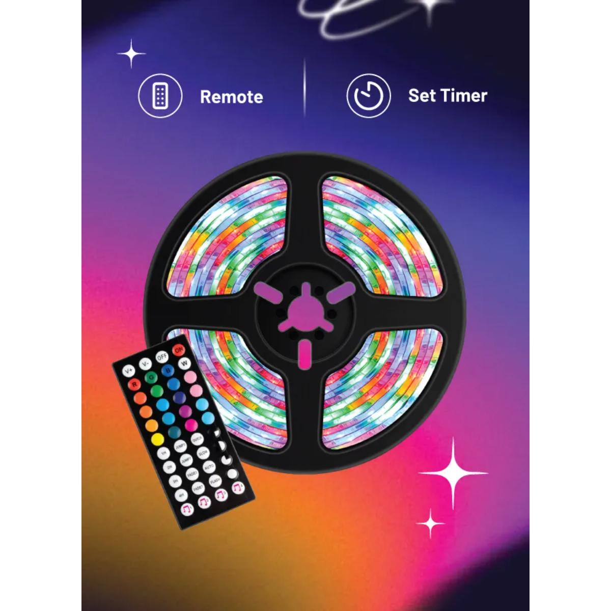 Porodo Blue 5M Smart RGB LED Strip Light