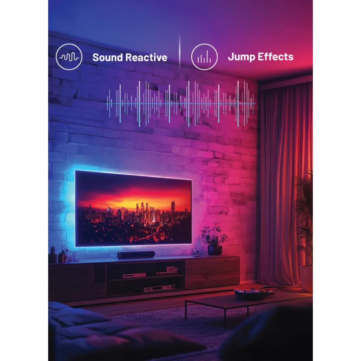 Porodo Blue 5M Smart RGB LED Strip Light