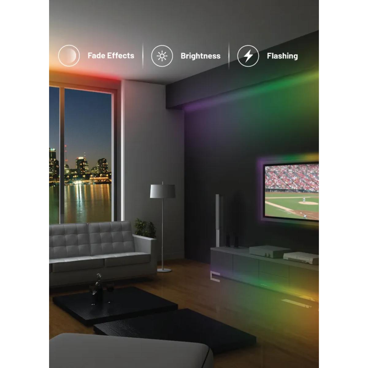 Porodo Blue 5M Smart RGB LED Strip Light