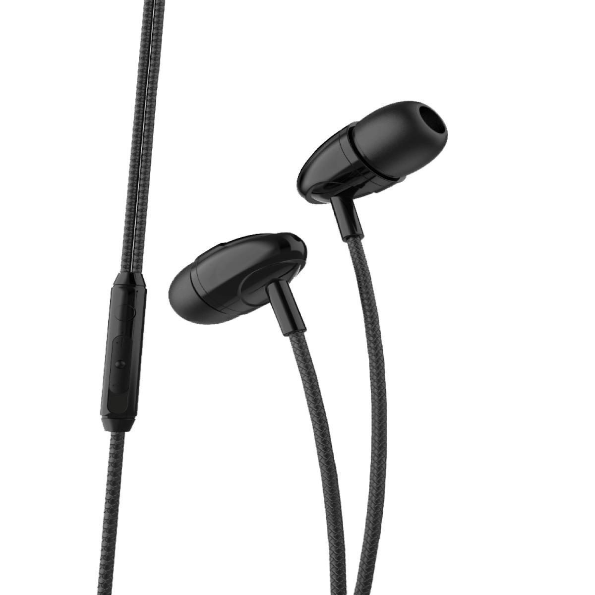 Porodo Blue Stereo Earphones