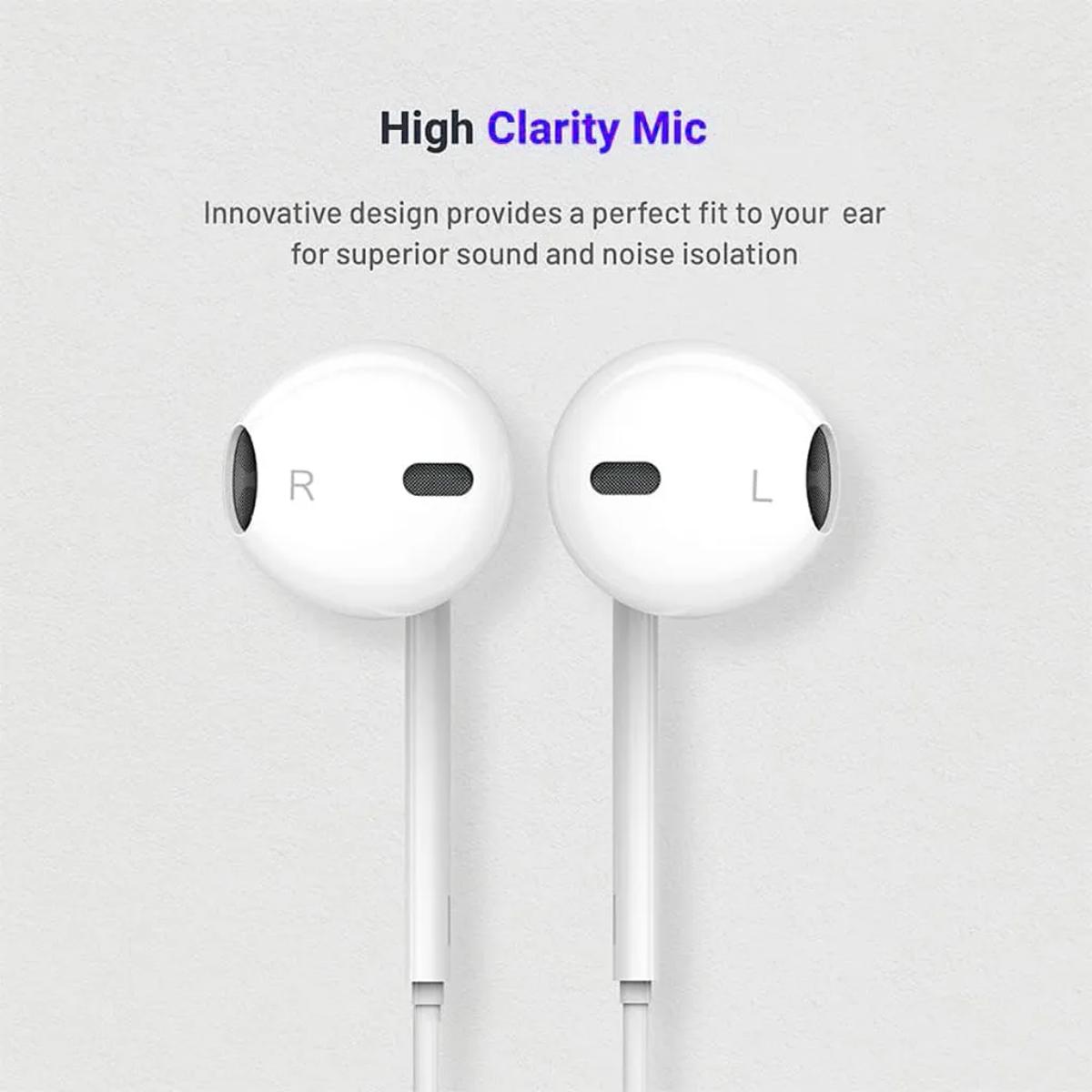 Porodo Blue Stereo Earphones