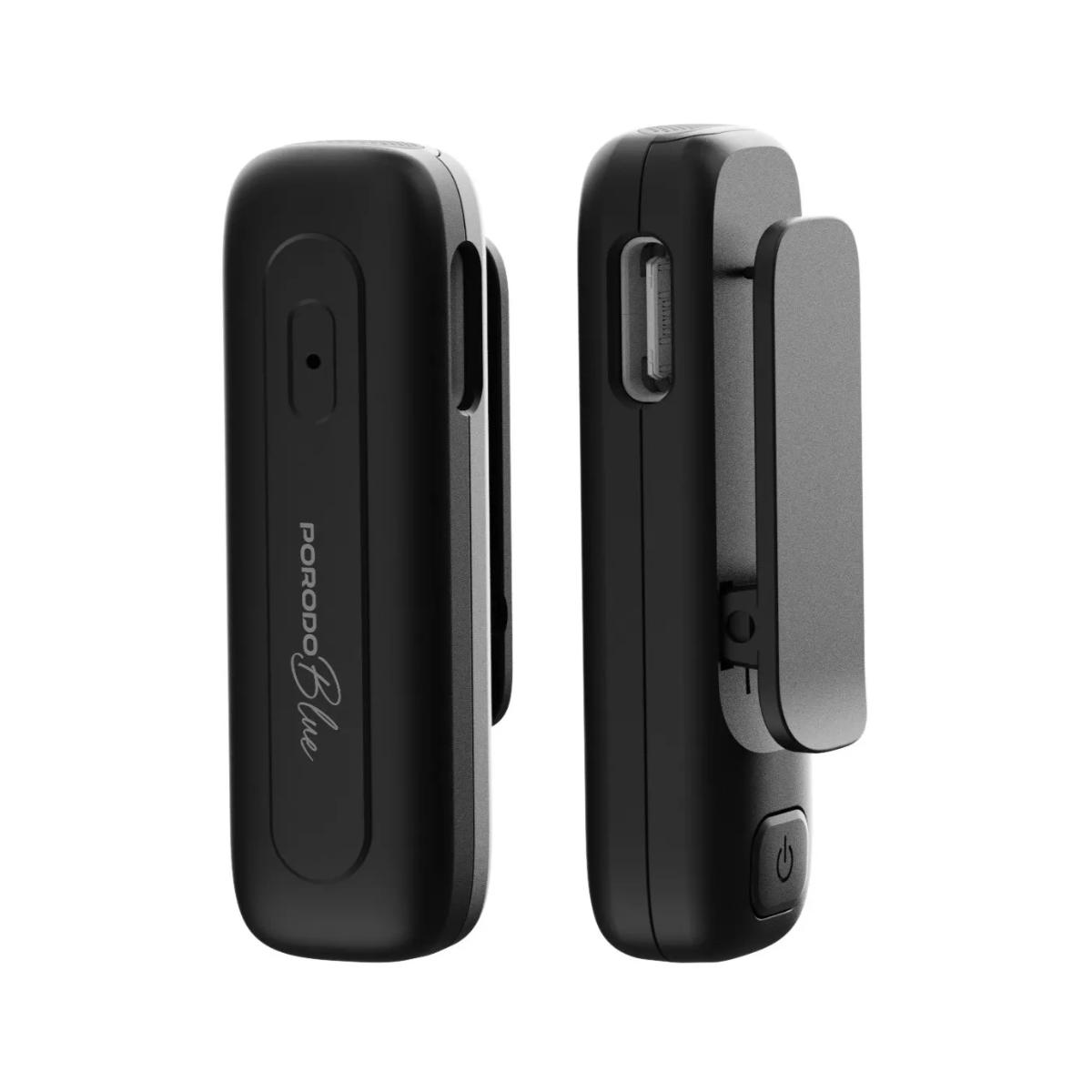 Porodo Blue Professional Dual Wireless Microphone
