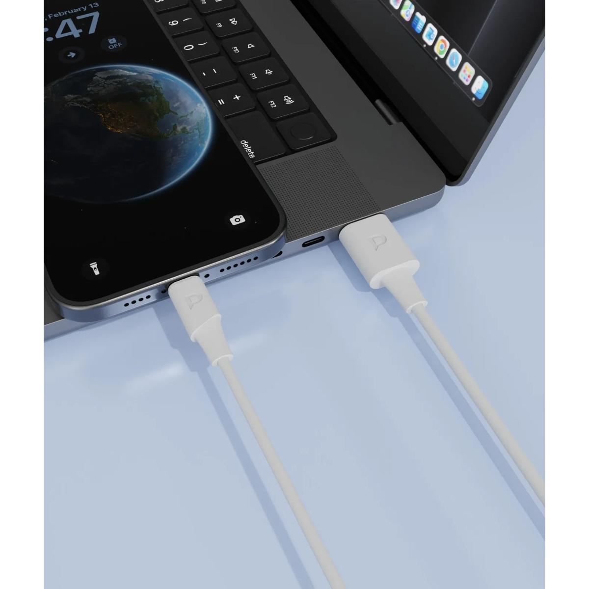 Powerology Power Sync Flex USB-A to Lightning Cable