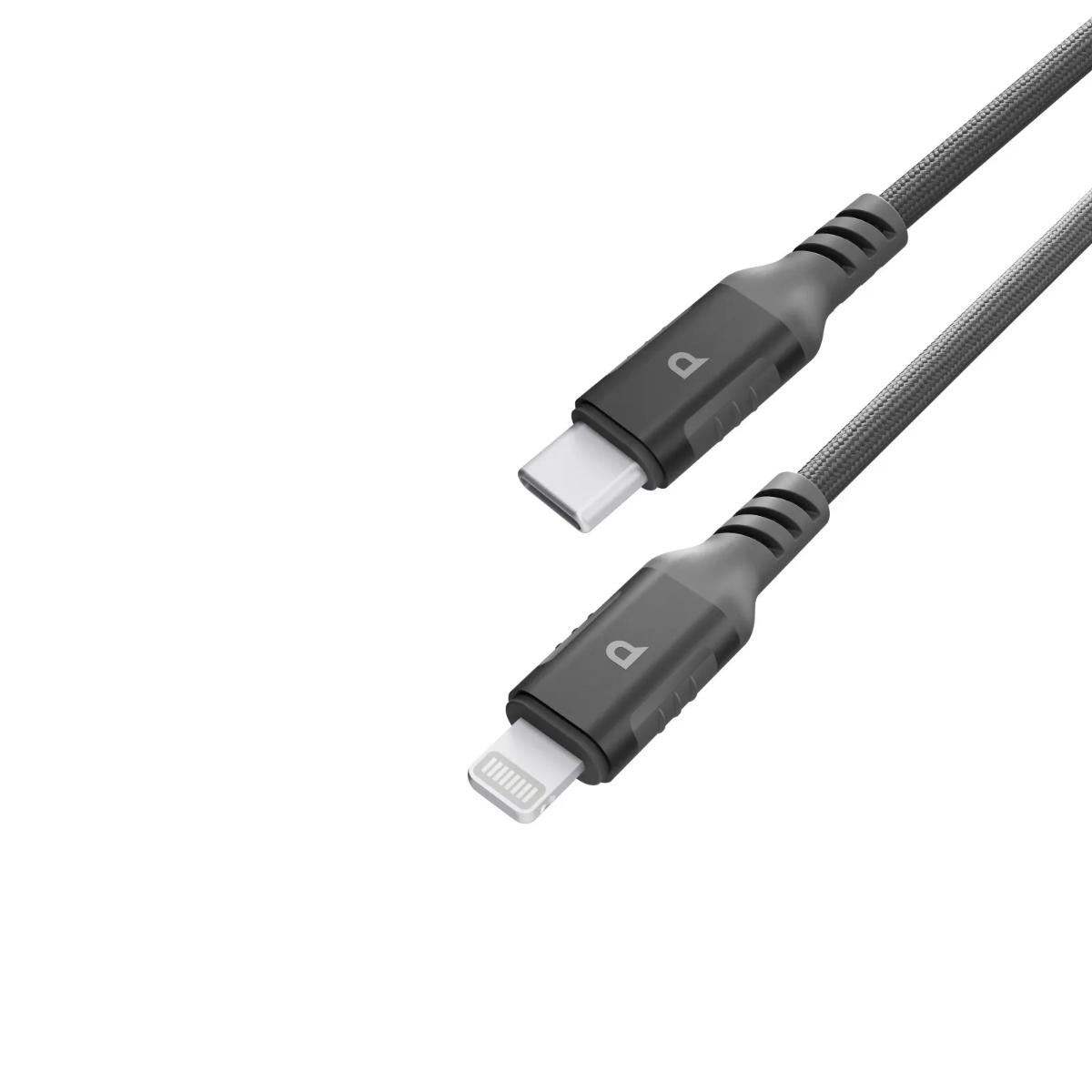 Powerology 30W USB-C to Lightning Braided Cable