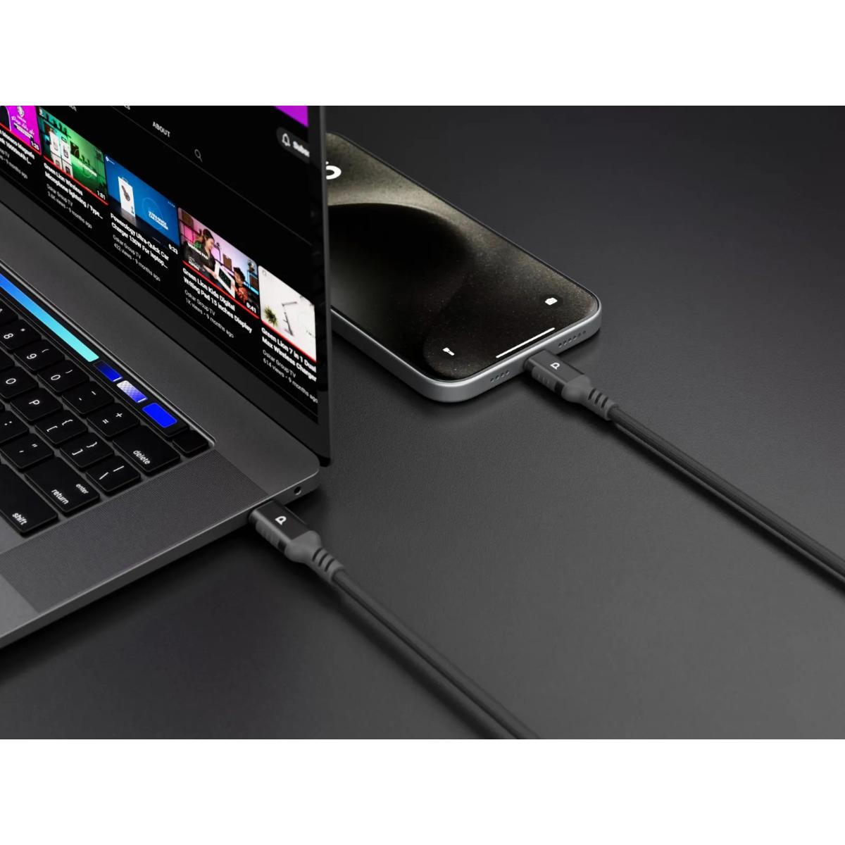 Powerology 30W USB-C to Lightning Braided Cable
