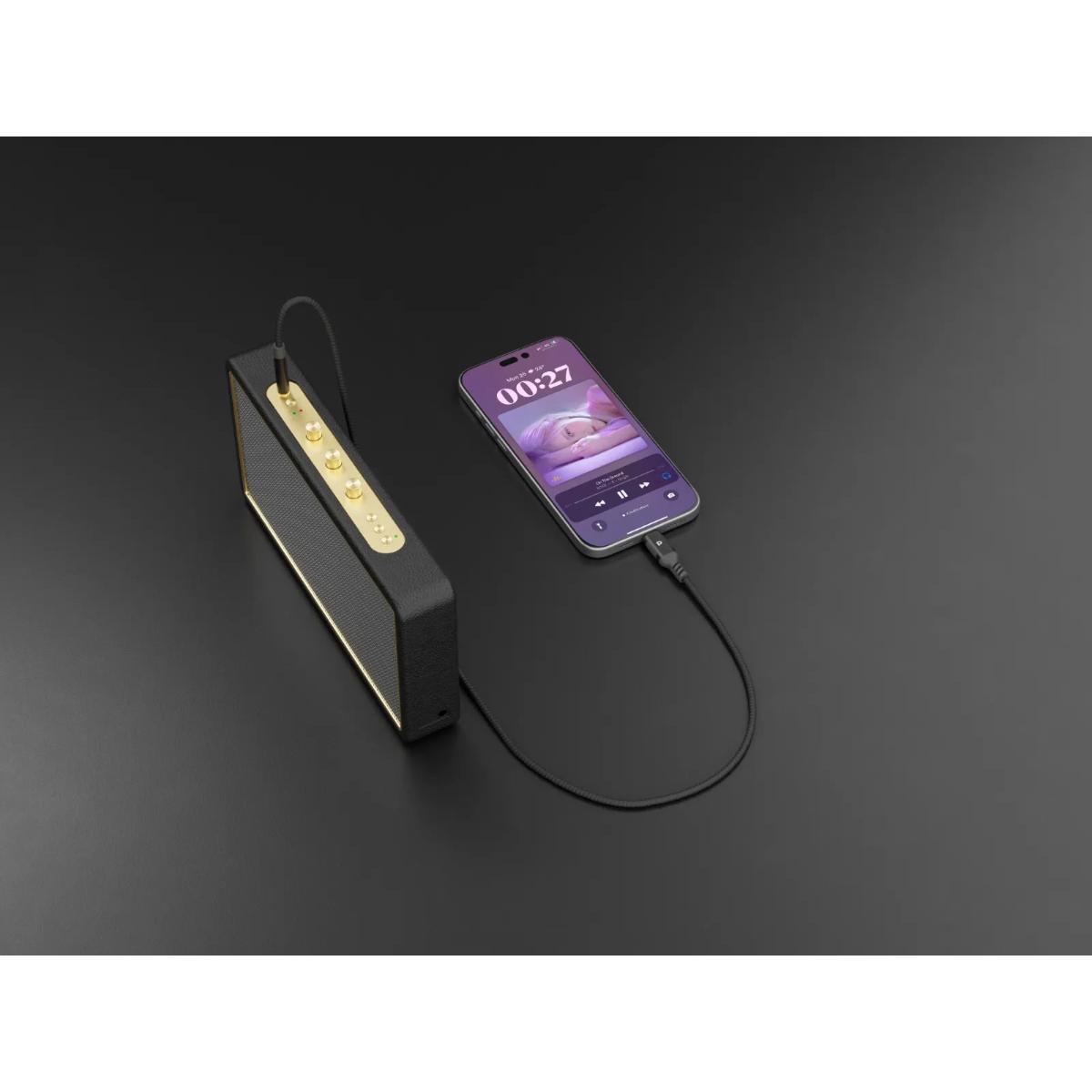 Powerology Power Sync Weave USB-C to 3.5mm Aux Cable
