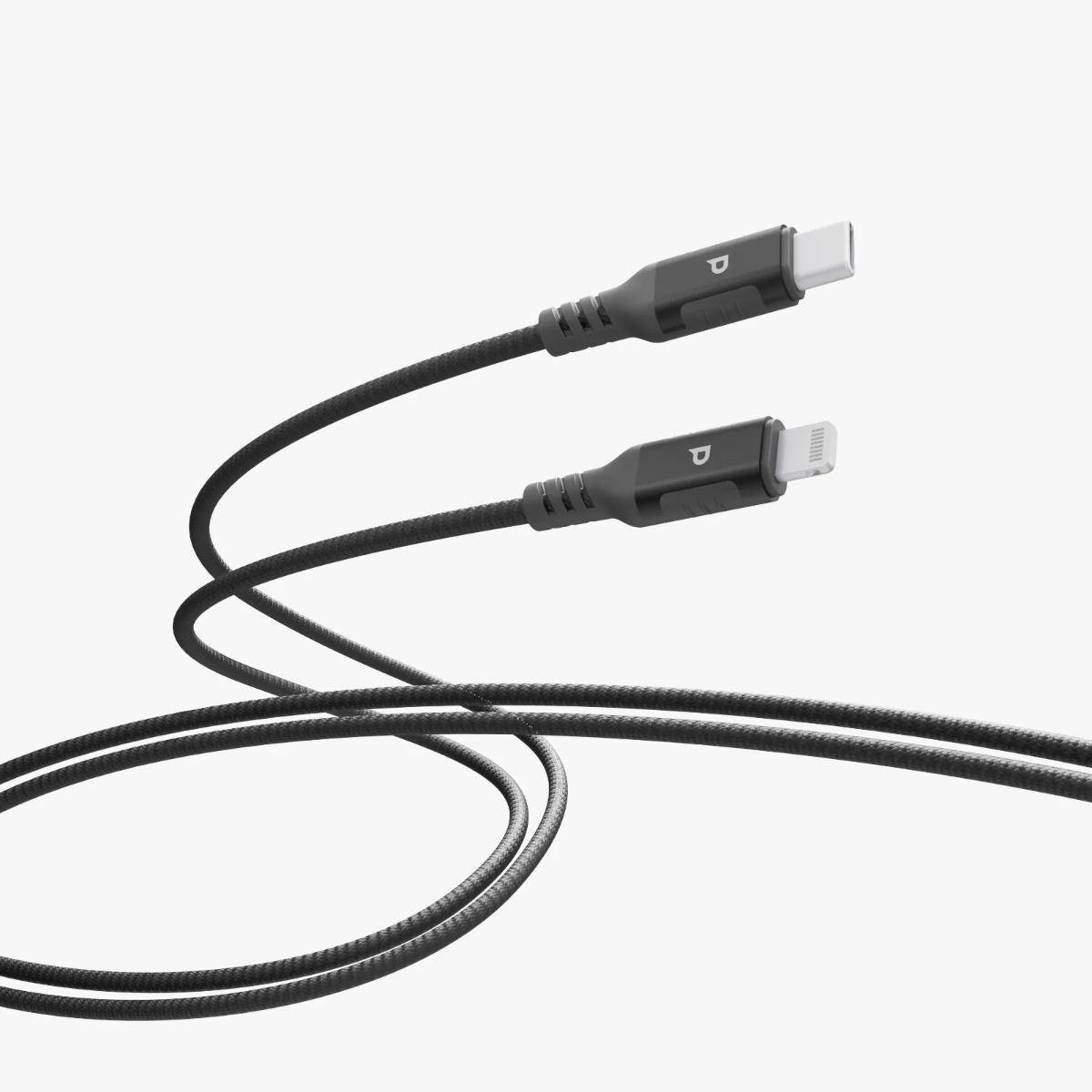 Powerology Power Sync Weave USB-C to Lightning Cable