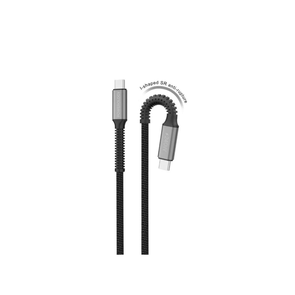 Powerology USB4  USB-C To USB-C Cable