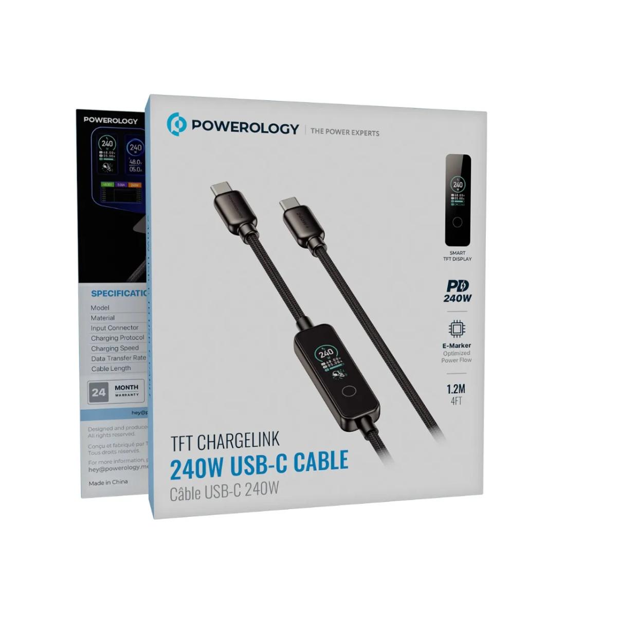 Powerology TFT Chargelink  USB-C Cable