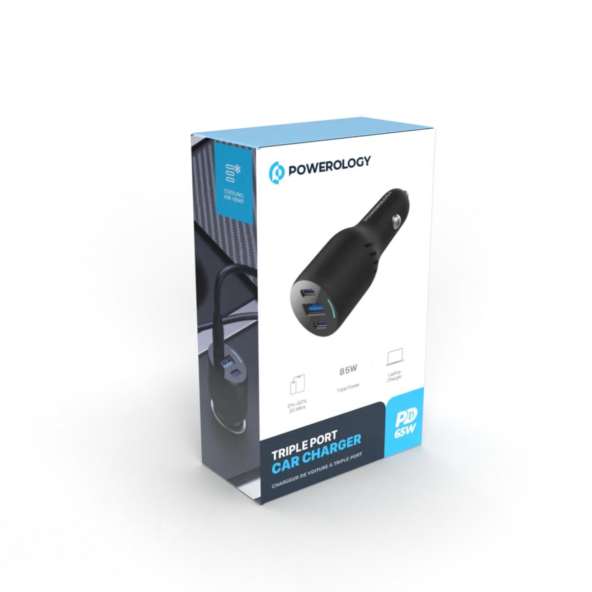 Powerology Triple Ports Car Charger