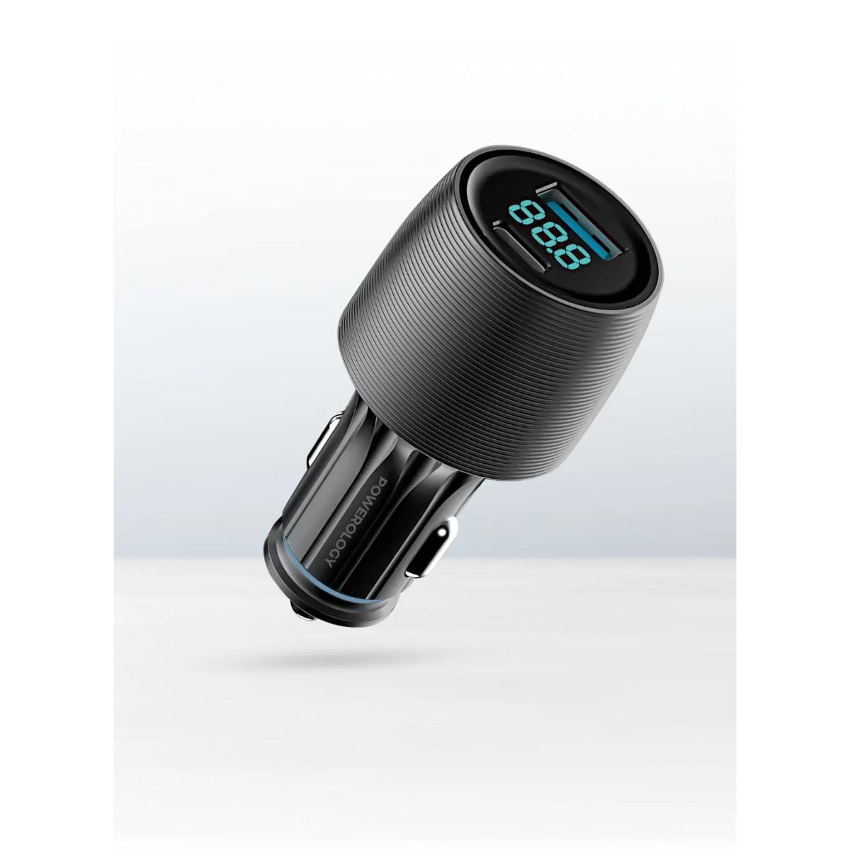 Powerology Velox 83W Dual-Port Car Charger