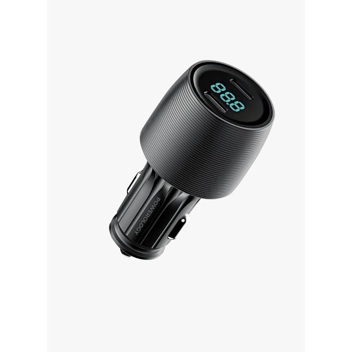 Powerology 66W Dual-Port Car Charger