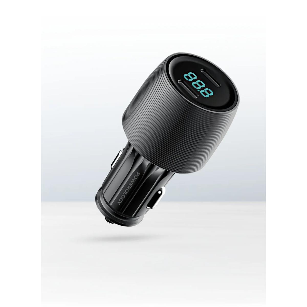 Powerology 66W Dual-Port Car Charger