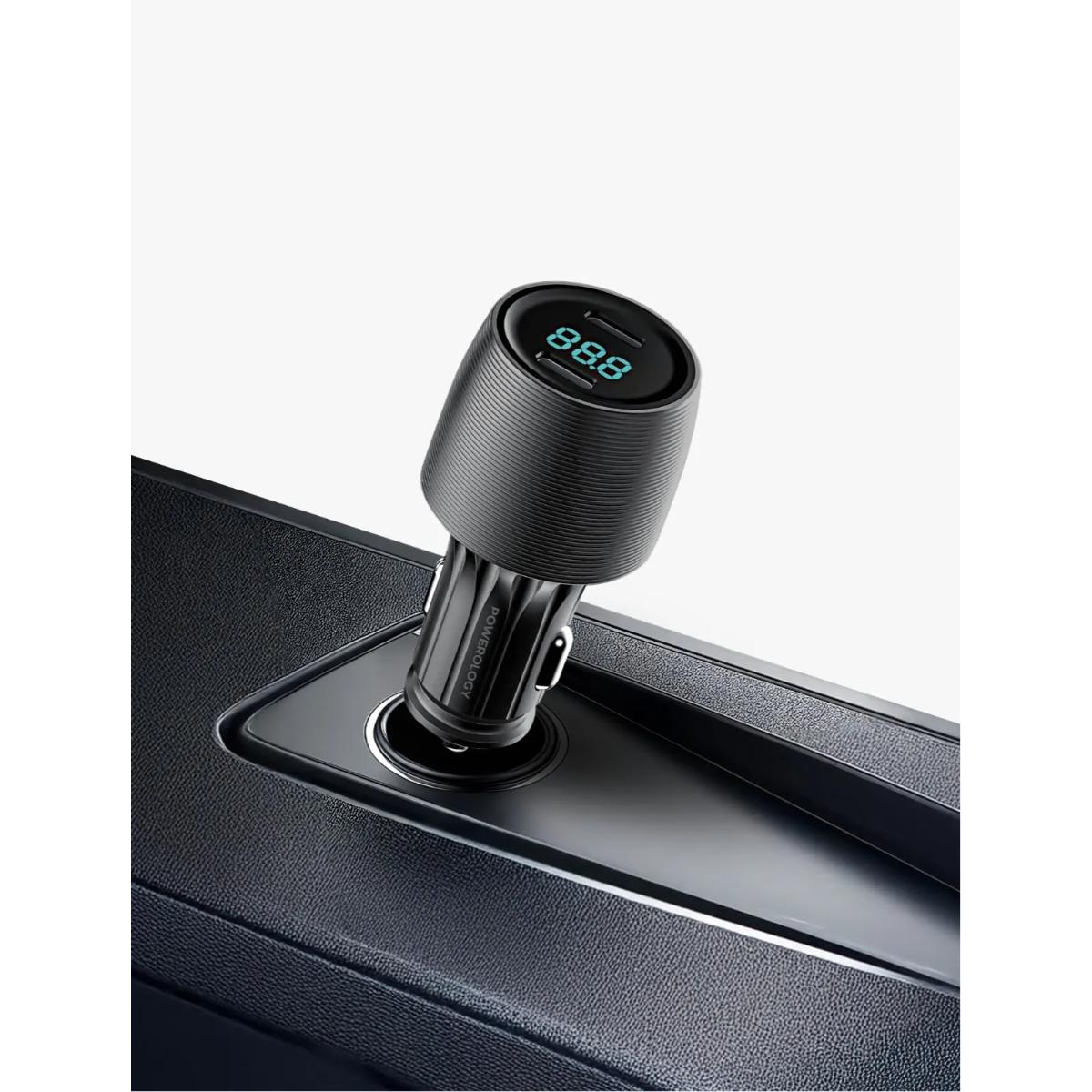 Powerology 66W Dual-Port Car Charger