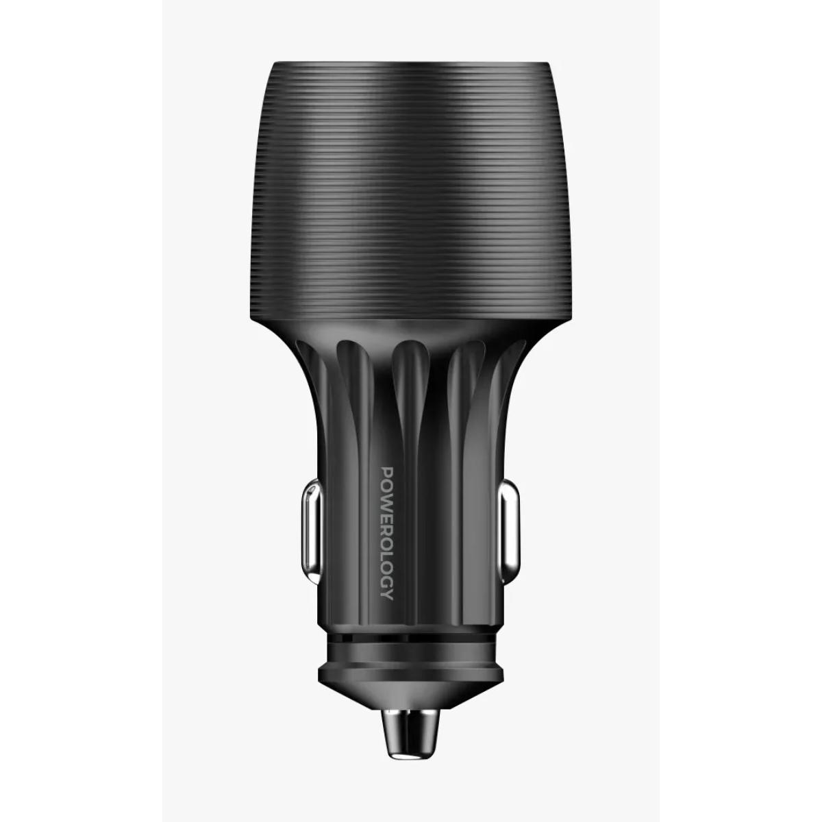 Powerology 66W Dual-Port Car Charger