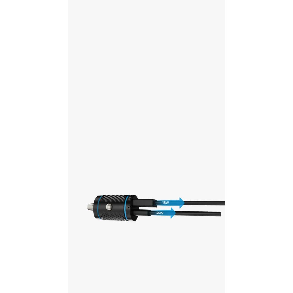 Powerology Pico Dual-Port Car Charger