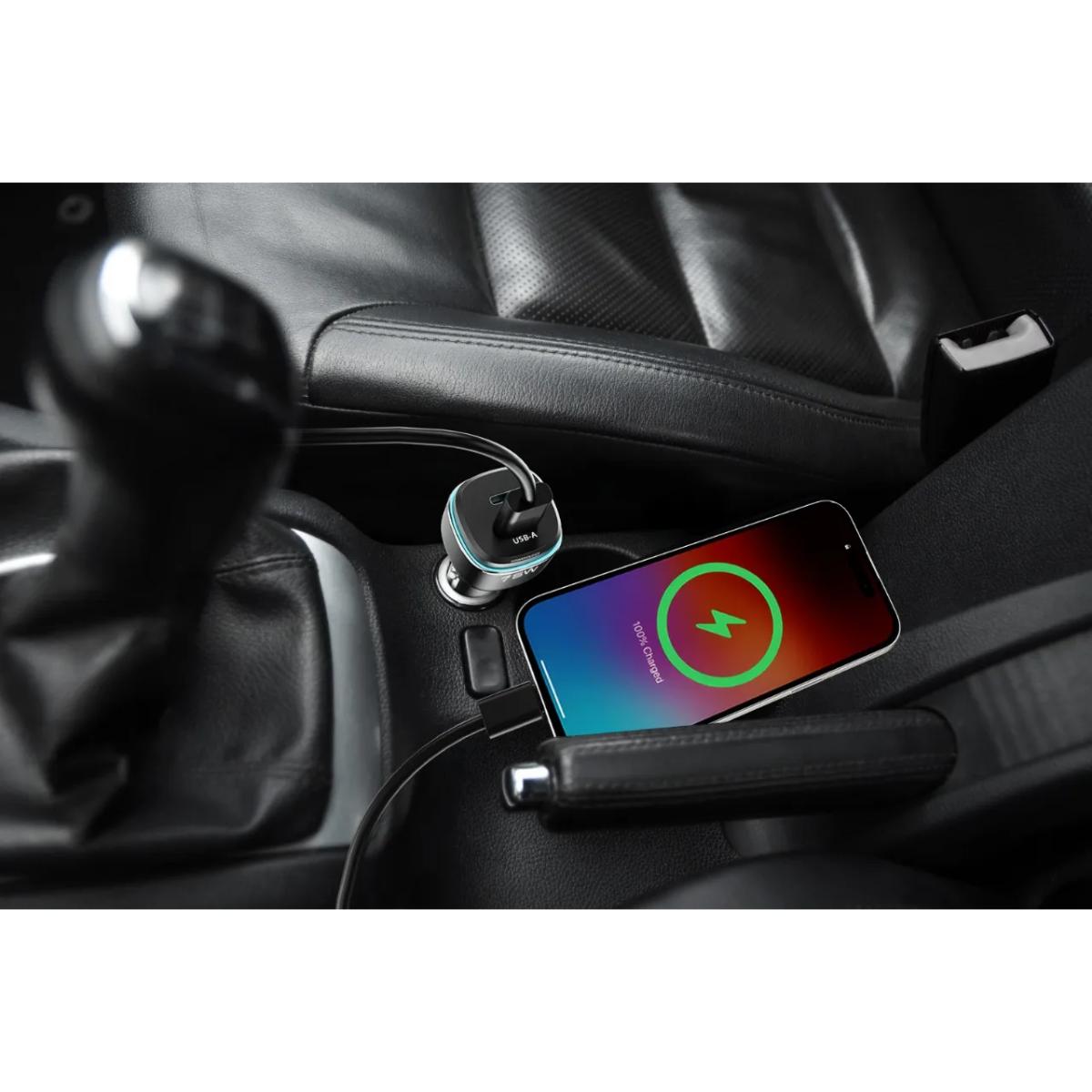 Powerology 75W Dual-Port High-Power Car Charger