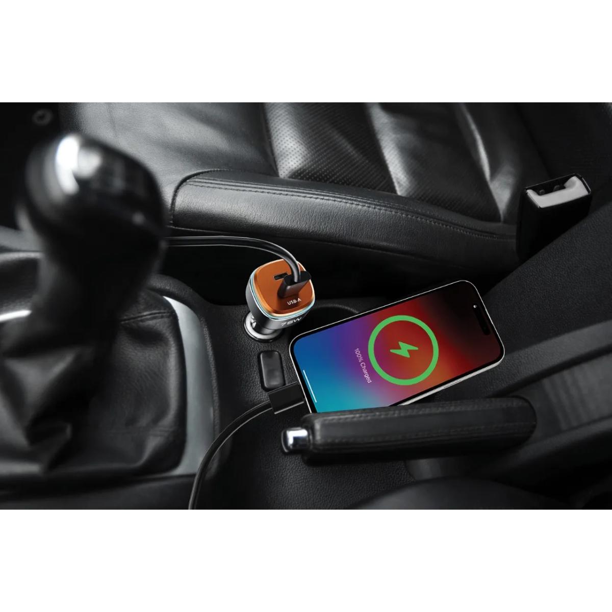 Powerology 75W Dual Fast-Charge Car Charger