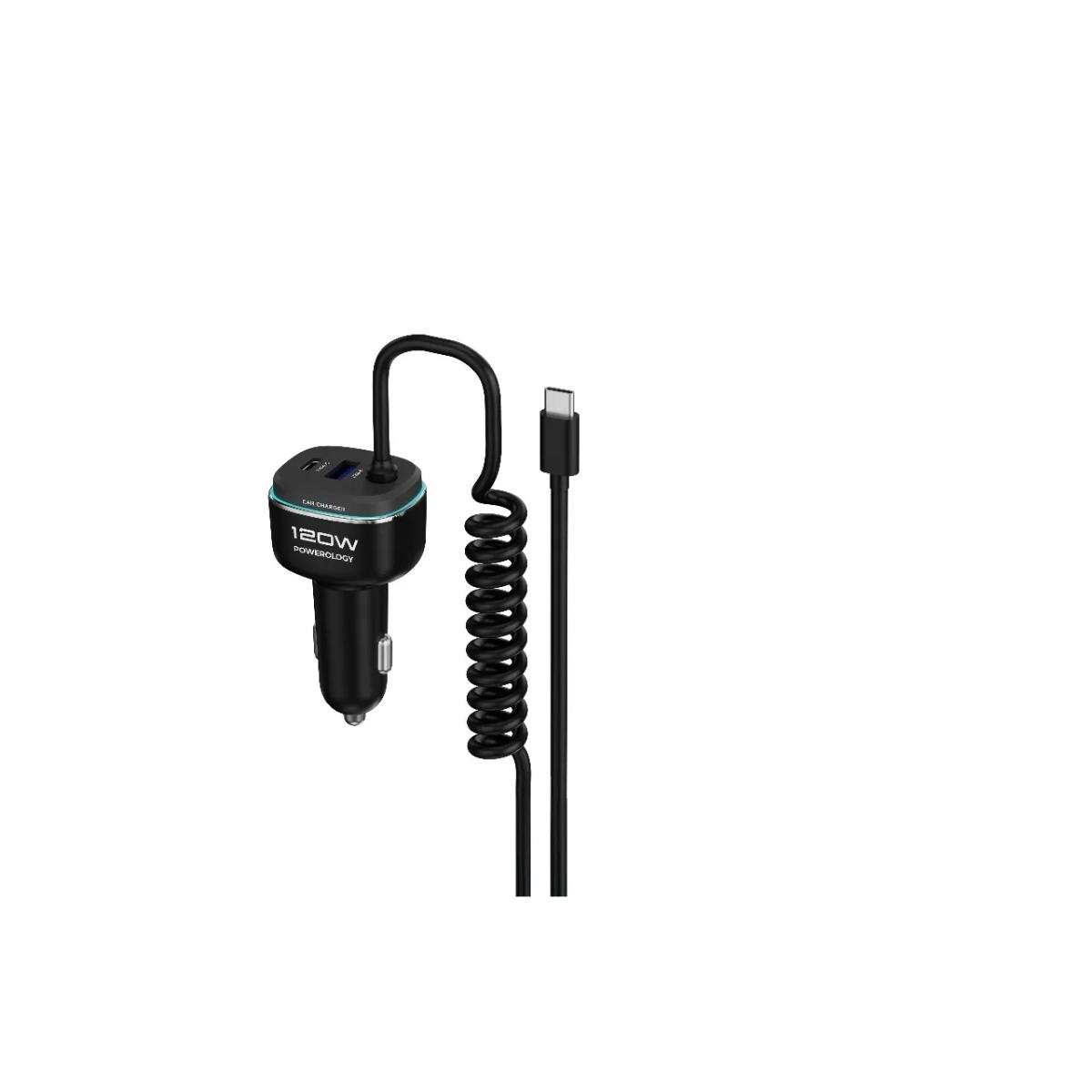 Powerology 120W Fast Car Charger