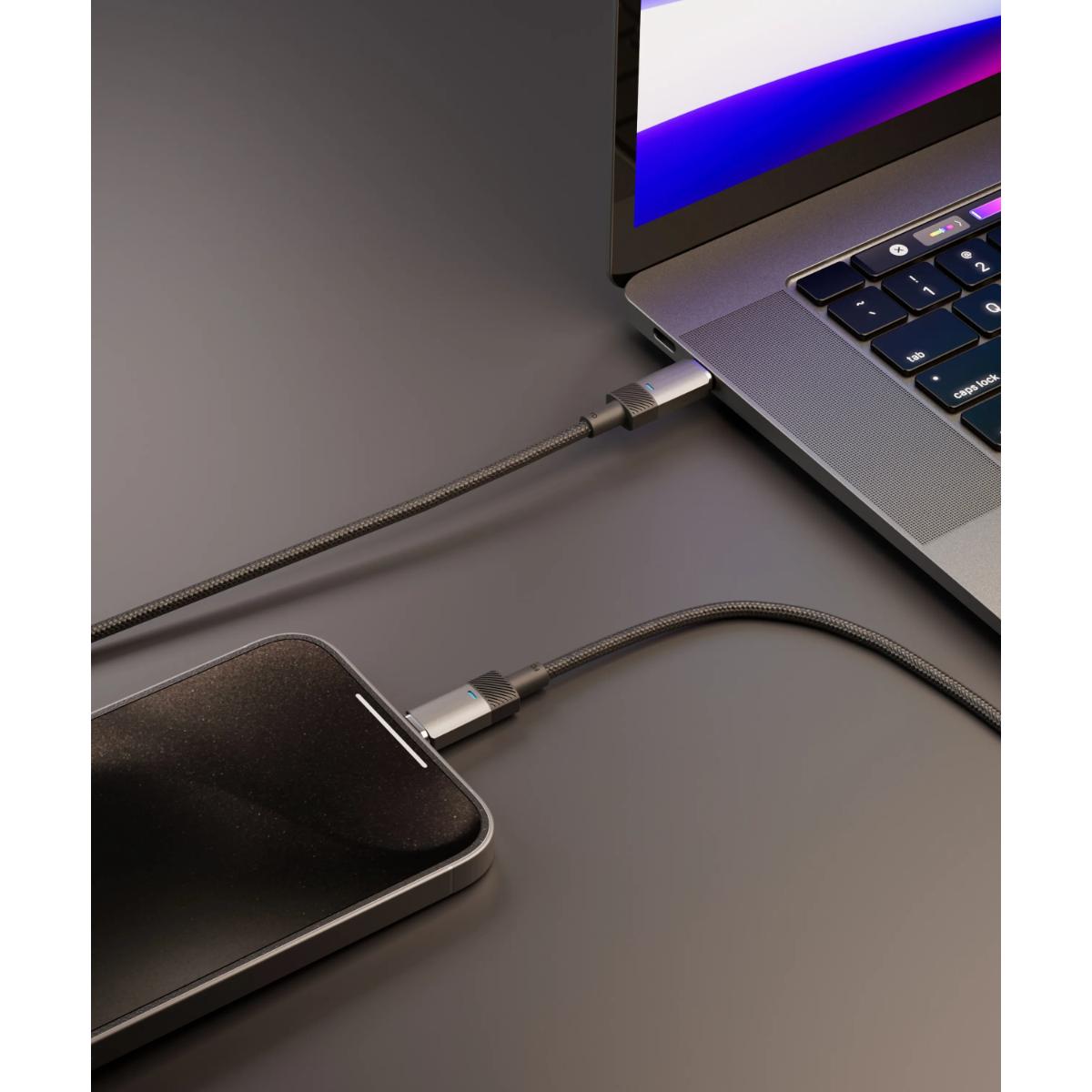 Porodo 3-in-1 Magnetic 100W Fast Charging Cable