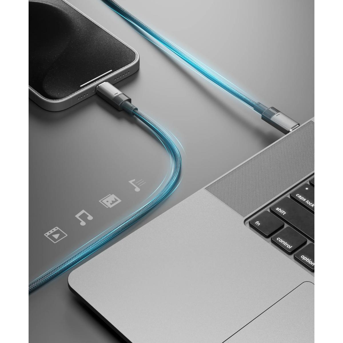 Porodo 3-in-1 Magnetic 100W Fast Charging Cable
