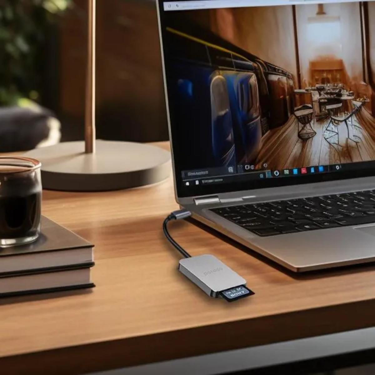 Porodo 2in1 USB-C Card Reader