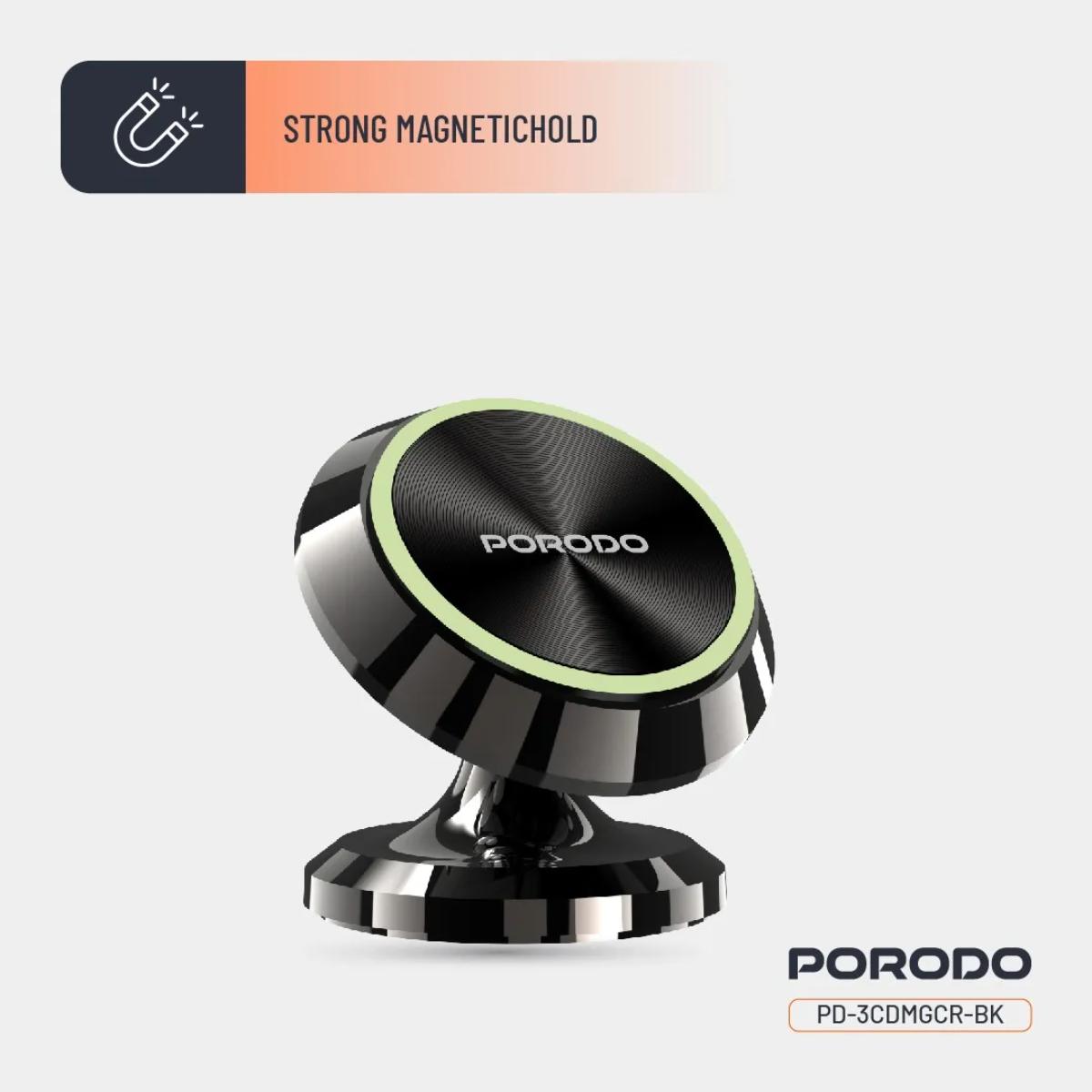 Porodo 360° Swivel Magnetic Car Mount
