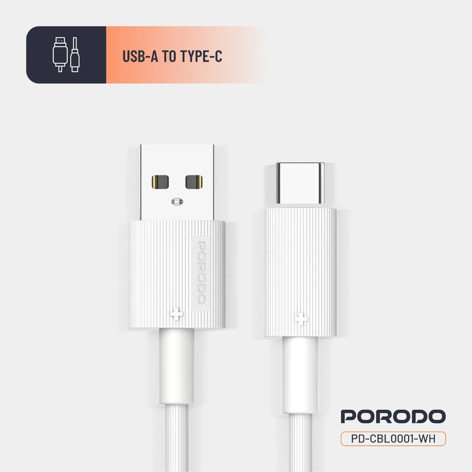Porodo USB-A to Type-C  Cable